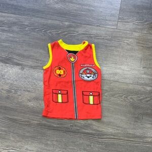 Paw Patrol Orange Paw Patrol Tank Top